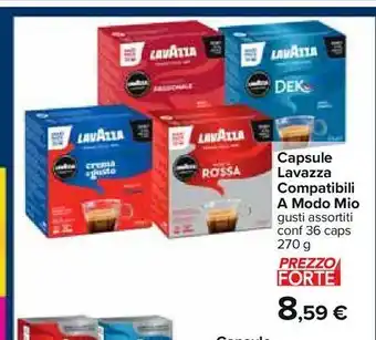 Carrefour Iper Capsule lavazza compatibili a modo mio offerta
