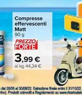 Compresse effervescenti matt