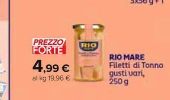 Carrefour Iper Rio mare filetti di tonno offerta
