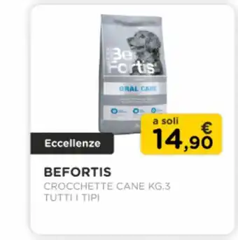 Arcaplanet Befortis / crocchette cane kg.3 / tutti i tipi offerta