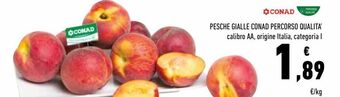 Conad Pesche gialle conad percorso qualita' offerta