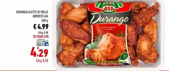 Conad Durango alette di pollo arrosto aia offerta