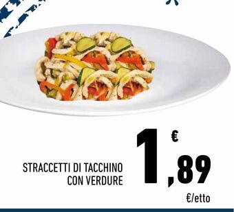 Conad Straccetti di tacchino con verdure offerta