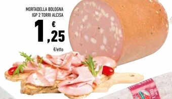 Conad Mortadella bologna igp 2 torri alcisa offerta