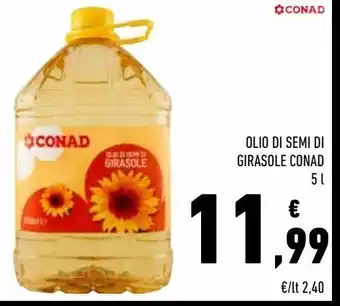 Conad Olio di semi di girasole conad offerta