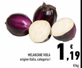Conad Melanzane viola offerta