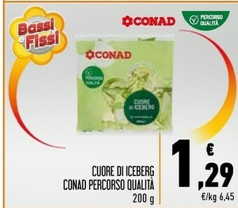 Conad Conad - Cuore Di Iceberg Percorso Qualità 200 G(ml) offerta