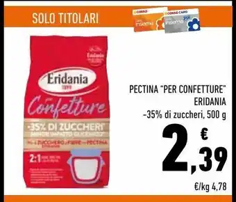 Conad Pectina " per confetture" eridania offerta