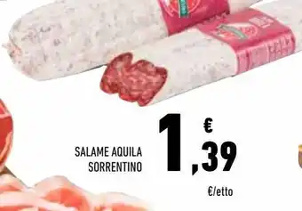 Conad Salame aquila sorrentino offerta