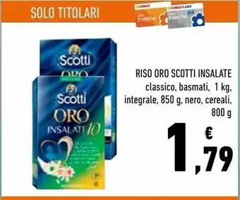 Conad Riso oro scotti insalate offerta