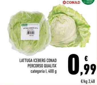 Conad Lattuga iceberg conad percorso qualita' offerta