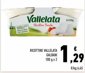 Conad Ricottine vallelata galbani offerta