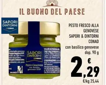 Conad Pesto fresco alla genovese sapori & dintorni conad offerta
