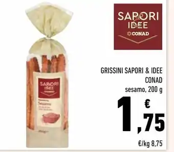 Conad Grissini sapori & idee conad offerta
