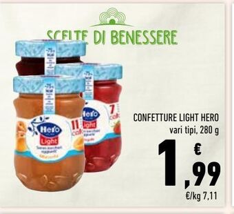 Conad Confetture light hero offerta