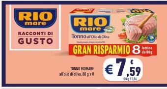 Conad Tonno rio mare offerta