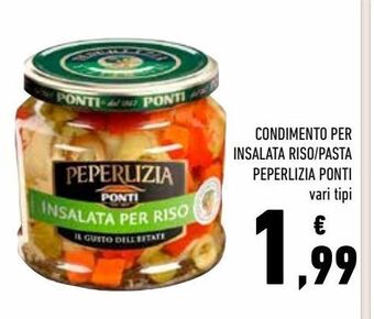 Conad Condimento per insalata riso/pasta peperlizia ponti offerta