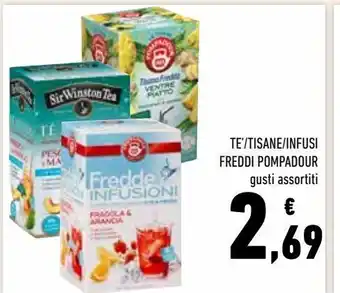 Conad Te/tisane/infusi freddi pompadour offerta
