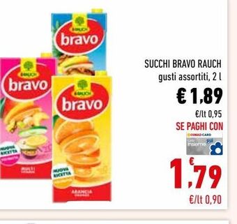 Conad Succhi bravo rauch offerta