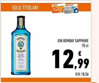 Conad Gin bombay sapphire offerta