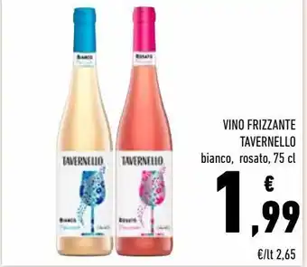 Conad Vino frizzante tavernello offerta