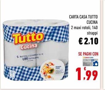 Conad Carta casa tutto cucina offerta