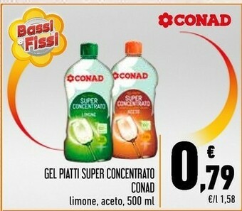Conad Gel Piatti Super Concentrato offerta