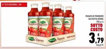 Conad Passata di pomodoro valfrutta vapore offerta