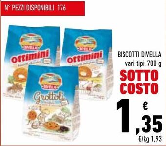 Conad Biscotti divella offerta