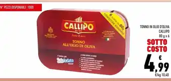 Conad Tonno in olio d'oliva callipo offerta