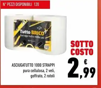 Conad Asciugatutto 100 strappi offerta
