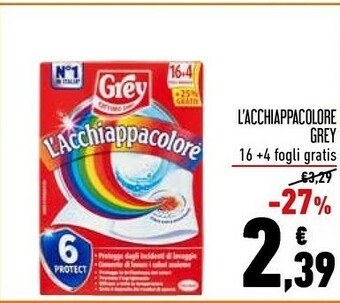 Conad Grey L'Acchiappacolore offerta