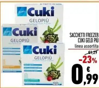 Conad Cuki Sacchetti Freezer offerta