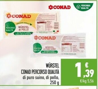 Conad Wurstel offerta