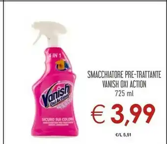 Conad Vanish Oxi Action Smacchiatore Pre-Trattante offerta
