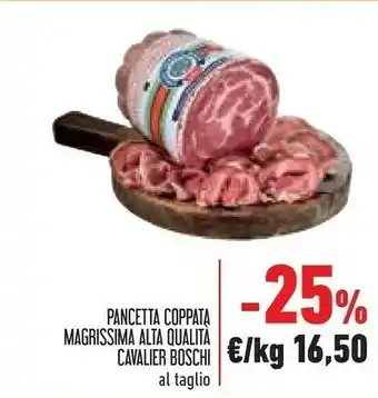 Conad Cavalier Pancetta offerta