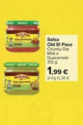 Carrefour Old el paso Salsa offerta