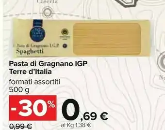 Carrefour Terre D'Italia Pasta Di Gragnano Igp offerta