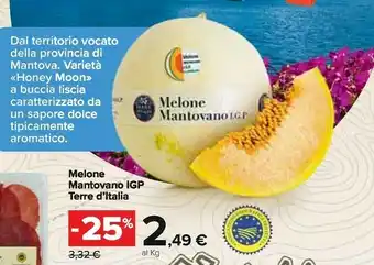 Carrefour Terre d'Italia Melone Mantovano Igp offerta