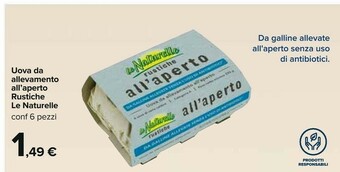 Carrefour Le Naturelle Uova offerta