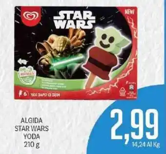 Supermercati Piccolo Algida Star Wars Yoda 210 g offerta