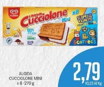 Supermercati Piccolo Algida Cucciolone Mini x 8 - 270 g offerta