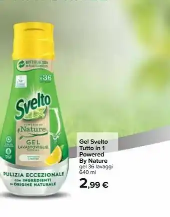 Carrefour Svelto Detersivo lavastoviglie offerta