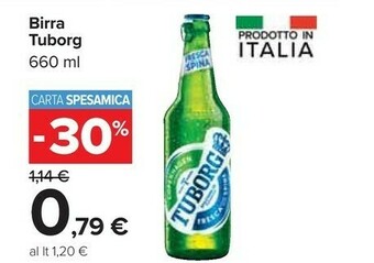 Carrefour Tuborg Birra offerta