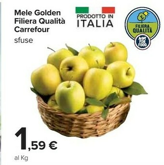 Carrefour Carrefour Mele Golden Filiera Qualità offerta