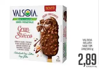 Supermercati Piccolo Valsoia Gelato vari tipi 240/300 g offerta