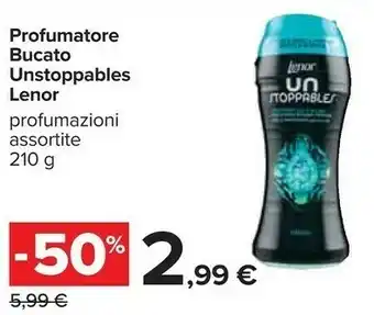 Carrefour Lenor Lenor Profumatore Bucato Unstoppables offerta