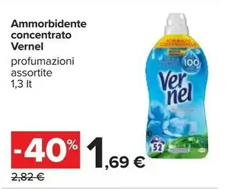 Carrefour Vernel Vernel Ammorbidente Concentrato offerta