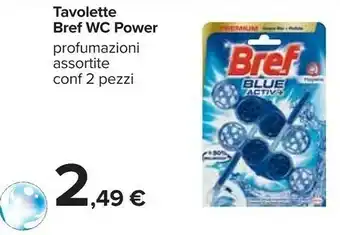 Carrefour Bref Bref Tavolette Wc Power offerta