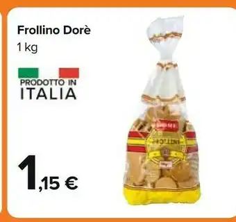 Carrefour Dorè Dorè - Biscotti Frollini 1000 g(ml) offerta